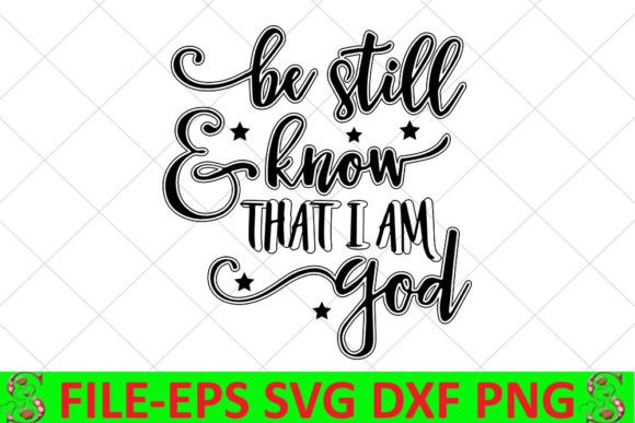 Be Still Graphics for Faith Crafts