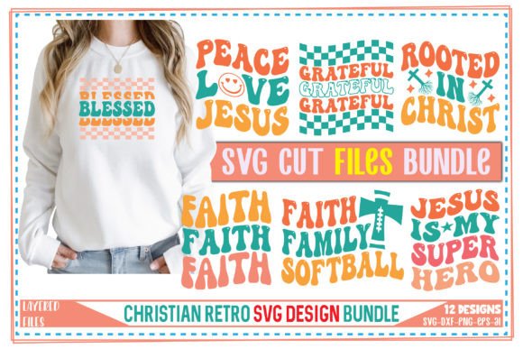 Christian Retro Graphics for T-Shirt Designs