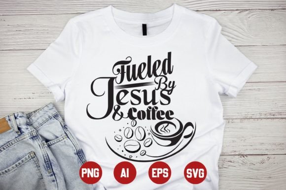 Coffee T-shirt Design -39: Graphics & Print Templates