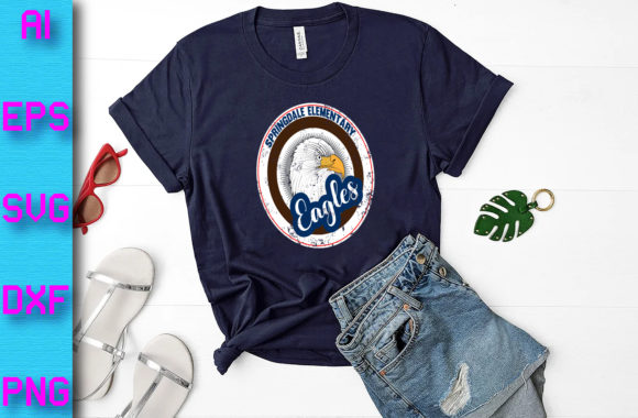 Eagle T-shirt Design: Graphics & Print Templates