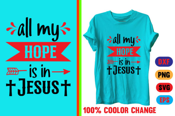 Graphics for Print Templates: All My Hope Design