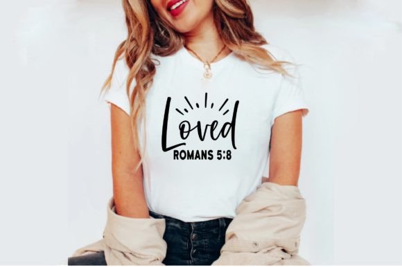Graphics for T-Shirt Designs: Romans 5:8 Review