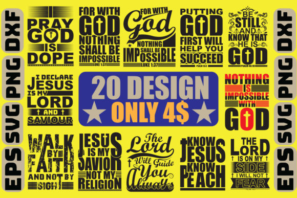 Jesus & Christian Design Bundles for Branding