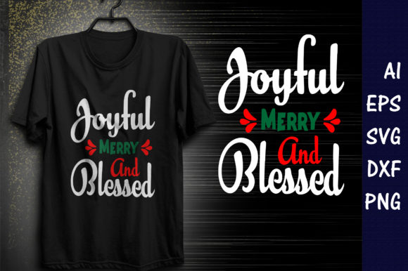 JOYFUL SVG T-SHIRT DESIGN: Graphics & Print Templates