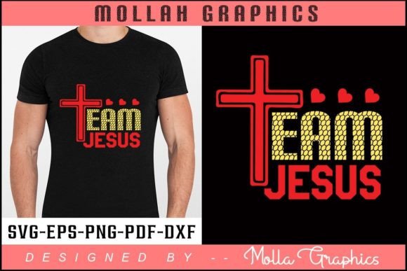 Team Jesus Graphics for Print Templates
