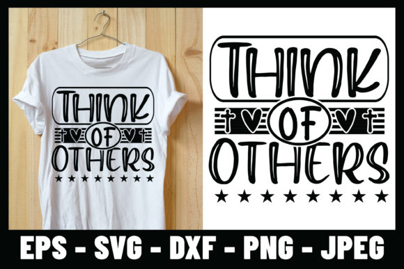 Think of Others Religious Tshirt Design Graphics & Print Templates