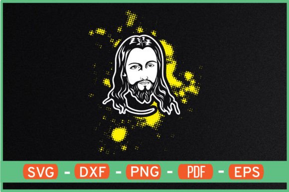 Vintage Jesus SVG for Crafts & Graphics